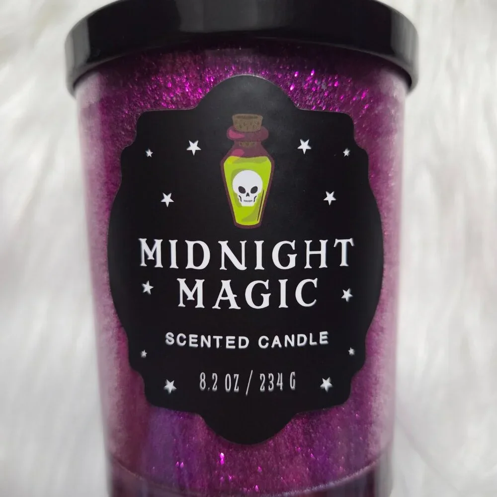 Celebrate Together Halloween Midnight Magic Glitter Candle